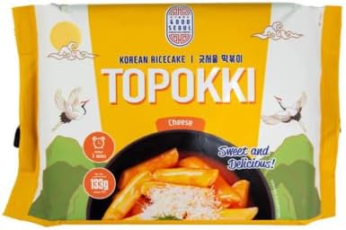 GOOD SEOUL KOREAN RICECAKE TOPOKKI CHEESE 133G