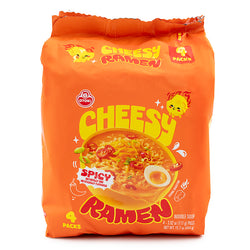 Ottogi Cheesy Ramen Spicy (Orange)110gm