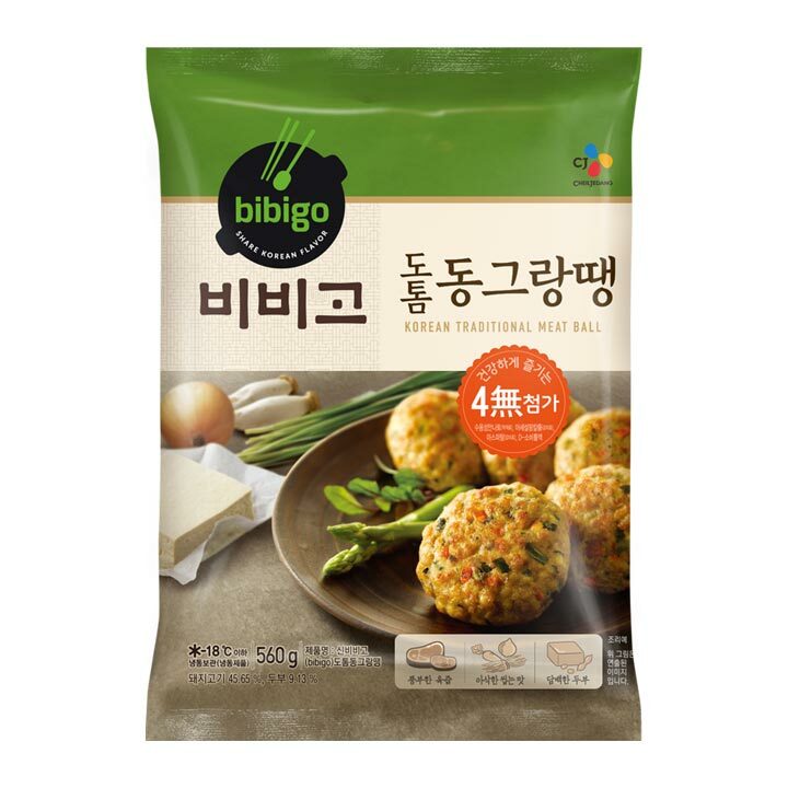 SM-BIBIGO KOREAN TRADITIONAL MEAT BALL 560GM (비비고 동그랑땡)