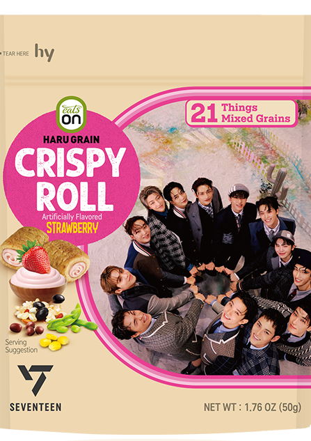 EAT ON CRISPY ROLL STRAWBERRY 50G