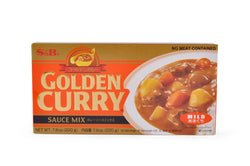 S&B GOLDEN CURRY SAUCE MIX MILD 220G