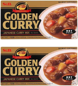 S&B GOLDEN CURRY SAUCE MIX HOT 220Gm