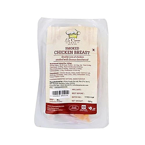 LA CARNE SMOKED CHICKEN BREAST 220GM