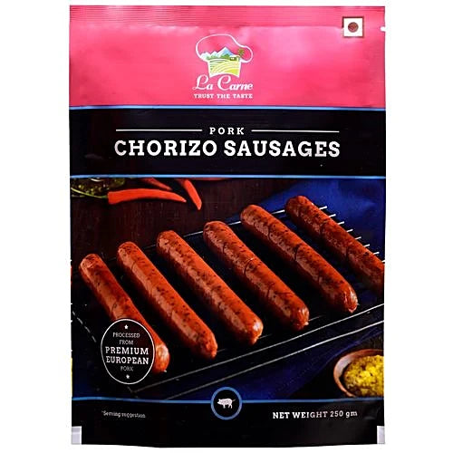 LA CARNE PORK CHORIZO SAUSAGES 250GM