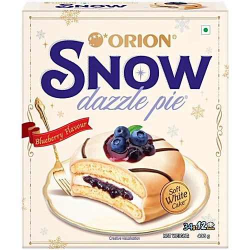 ORION SNOW DAZZALE PIE 34G*12 PCS