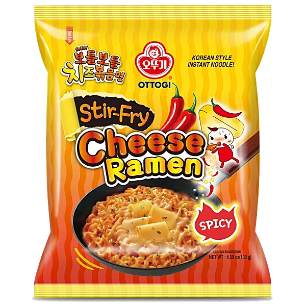 OTTOGI STIR FRY CHEESE RAMEN 130 GM