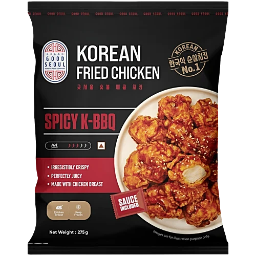 KOREAN FRIED CHICKEN SPICY K-BBQ 275G