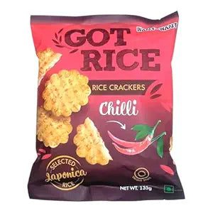 GOT RICE CRACKERS CHILLI 135GM