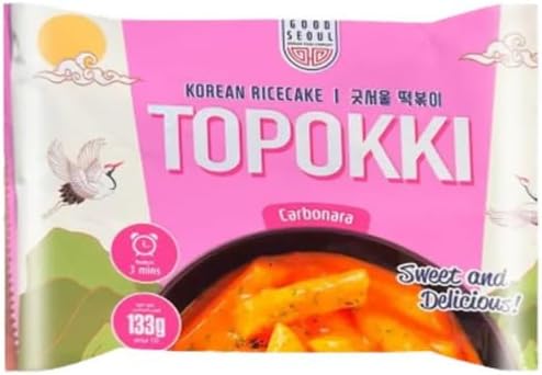 GOOD SEOUL KOREAN RICECAKE TOPOKKI CARBONARA 133G