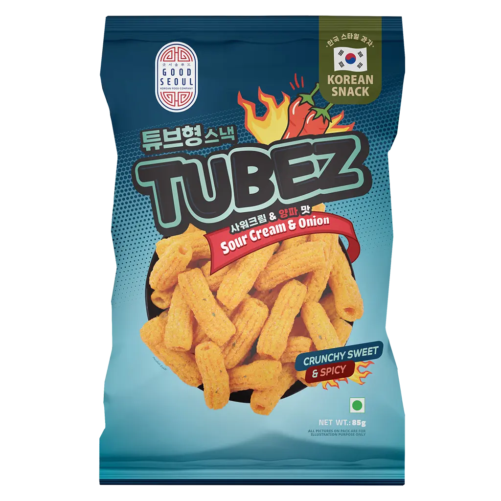 TUBEZ SOUR CREAM & ONION 85G