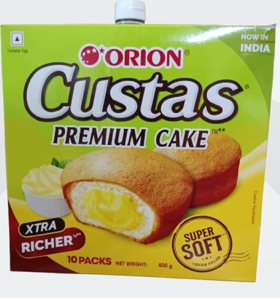 ORION CUSTAS PREMIUM CAKE 20 UNITS 400 GM