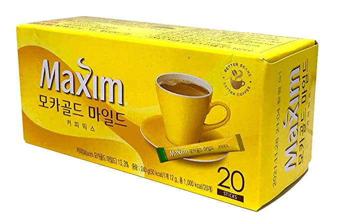SM-MAXIM MOCHA GOLD COFFEE MIX 20T 맥심 모카골드 마일드 20T