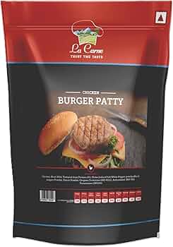 LA CARNE CHICKEN BURGER PATTY 300GM