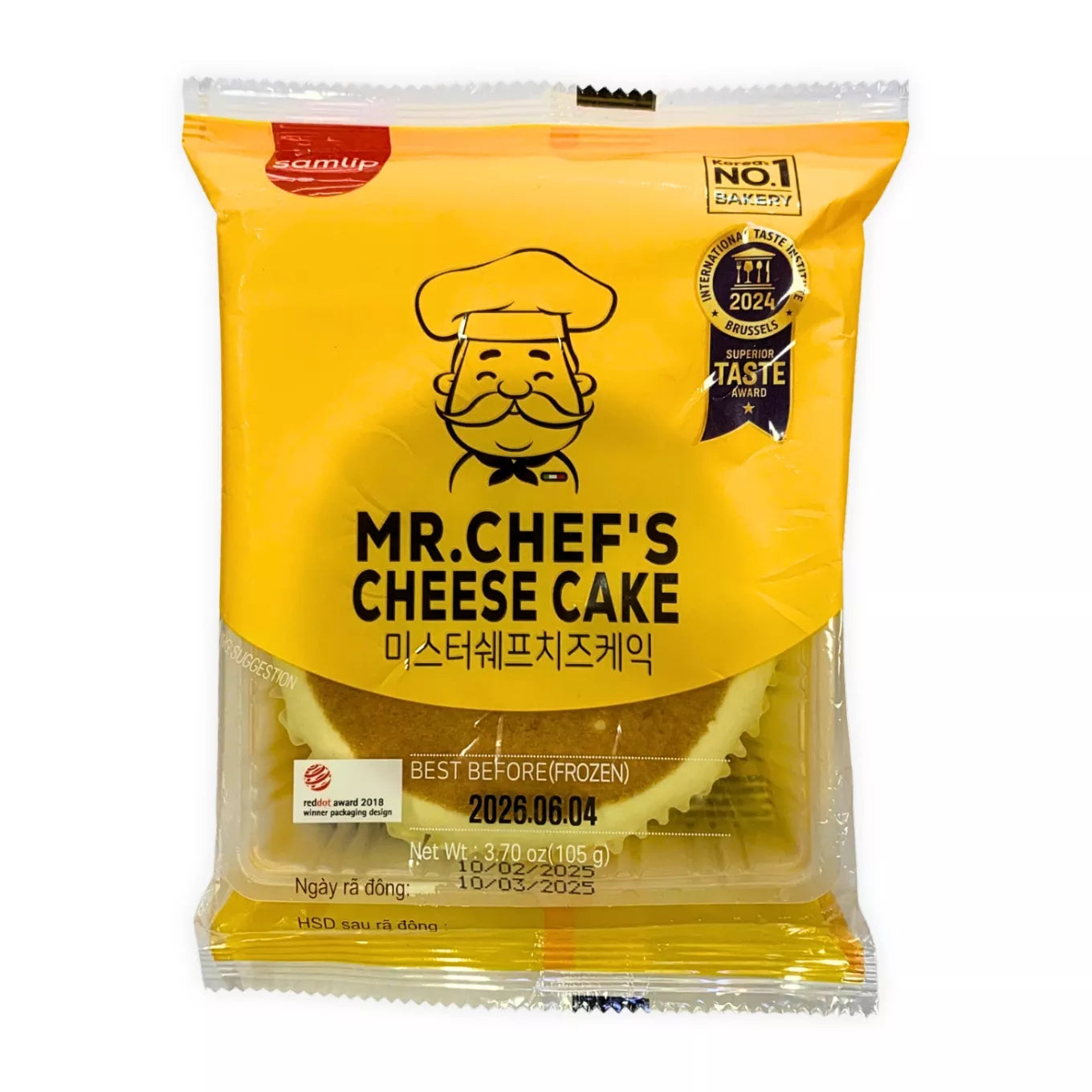 SAMLIP CHEF'S CHEESECAKE 105GM(쉐프의 치즈케잌 105g)