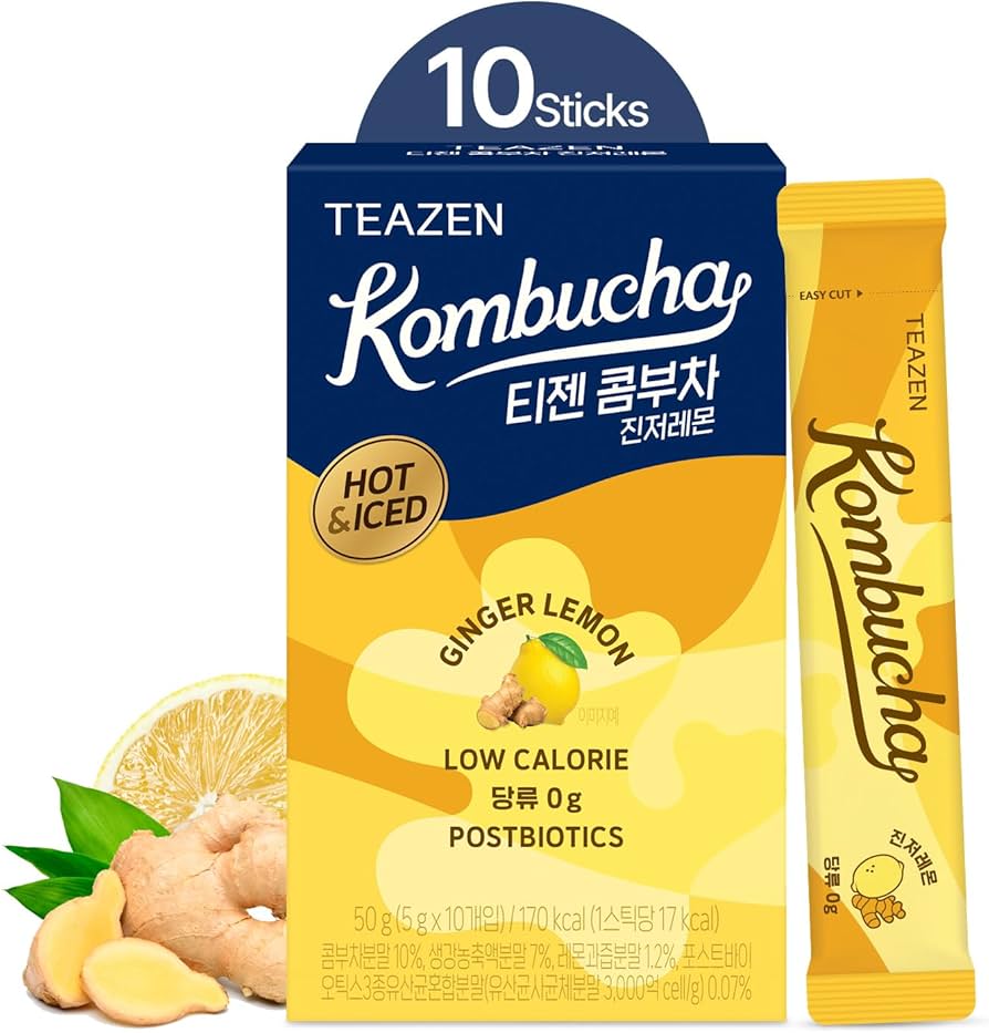 KOMBUCHA GINGER LEMON 10ST