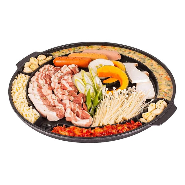 BBQ GRILL PAN WITH EGG CRUST_37CM
