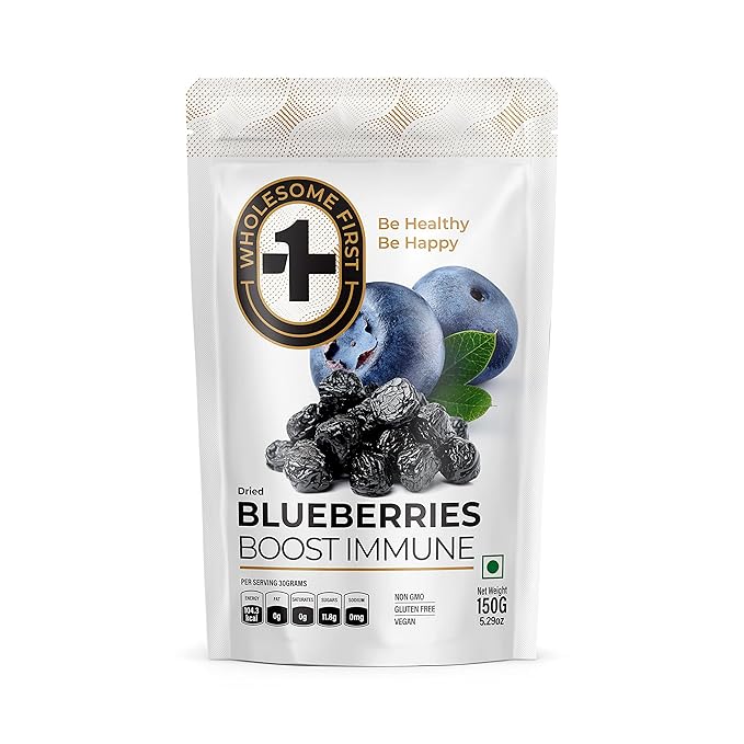 WHOLESOME FIRST DRIED BLUEBERRIES 150G