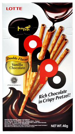LOTTE TOPPO VANILLA CHOCOLATE 40 GM