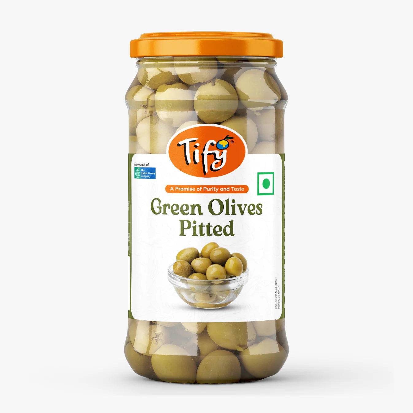 TIFY GREEN OILVES PITTED 350 GM