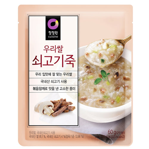 SM-PORRIDGE 60G( 우리쌀 쇠고기죽)