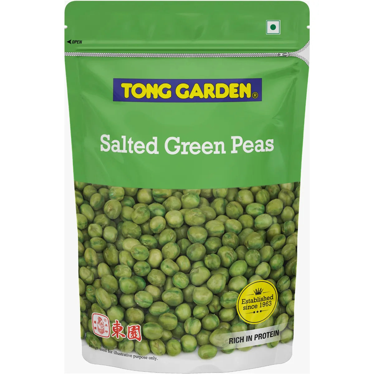 TONG GARDEN SALTED GREEN PEAS 500 GM
