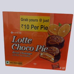 LOTTE CHOCO PIE REAL ORANGE 450G