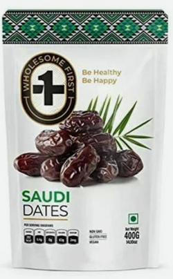 WHOLESOME FIRST SAUDI DATES 400G