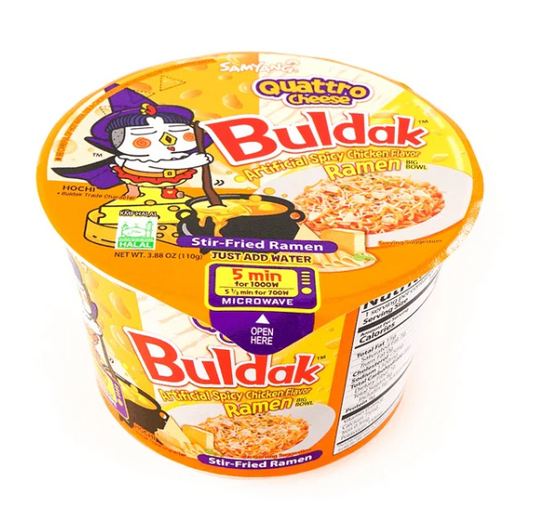 SAMYANG HOT CHICKEN QUATTRO CHEESE BOWL 110GM