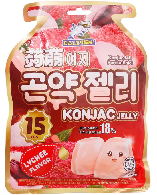 Dolphin Konjac Jelly Lychee 20g*15