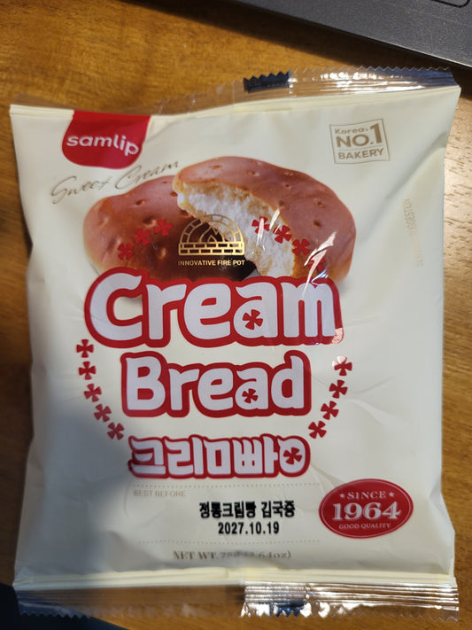 SAMLIP CREAM BREAD 75GM(크림빵 75g)