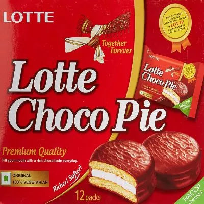 LOTTE CHOCO PIE ORIGINAL 276 GM+FREE PACK