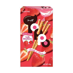 LOTTE TOPPO VANILLA STRAWBERRY 40 GM