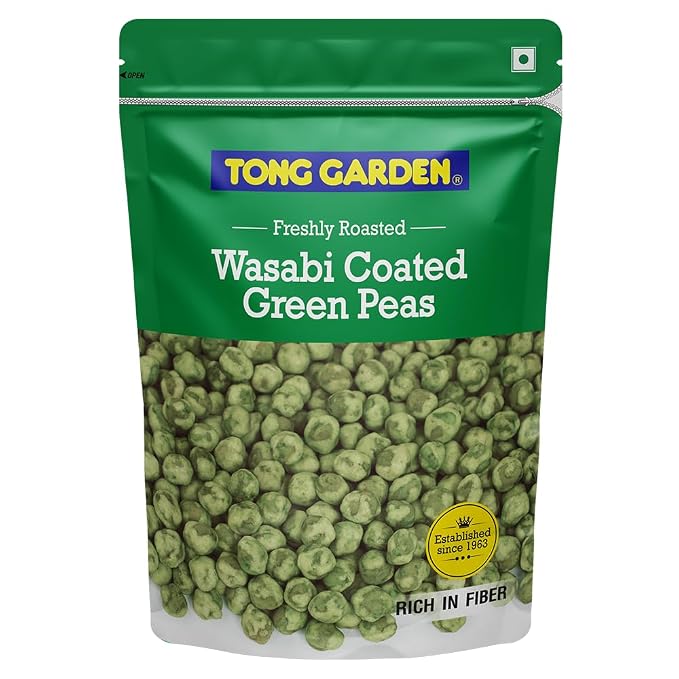 TONG GARDEN WASABI COATED GREEN PEAS 450 GM