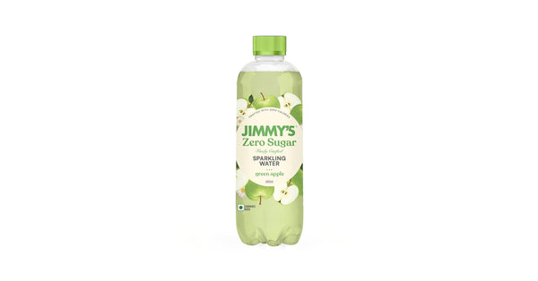 JIMMYS ZERO SUGAR SPARKLING WATER GREEN APPLE 600 ML