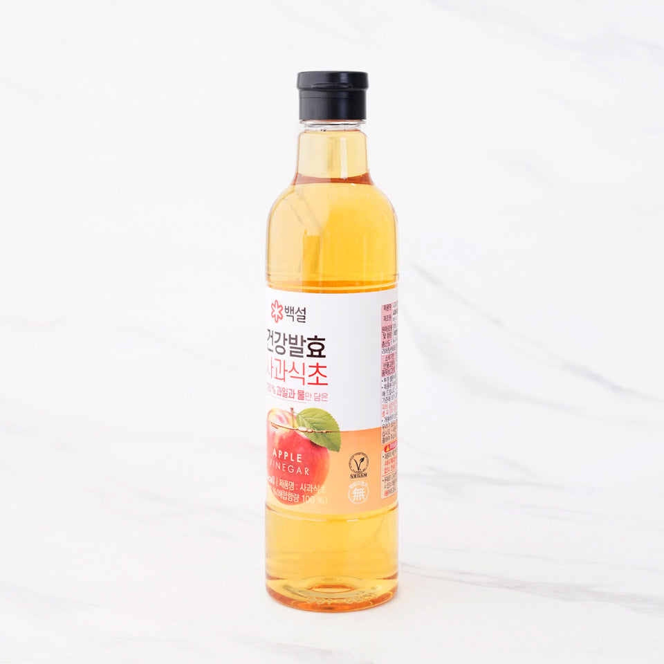 APPLE VINEGAR 800ML(E)백설/자연발효 사과식초 800ML/상온)