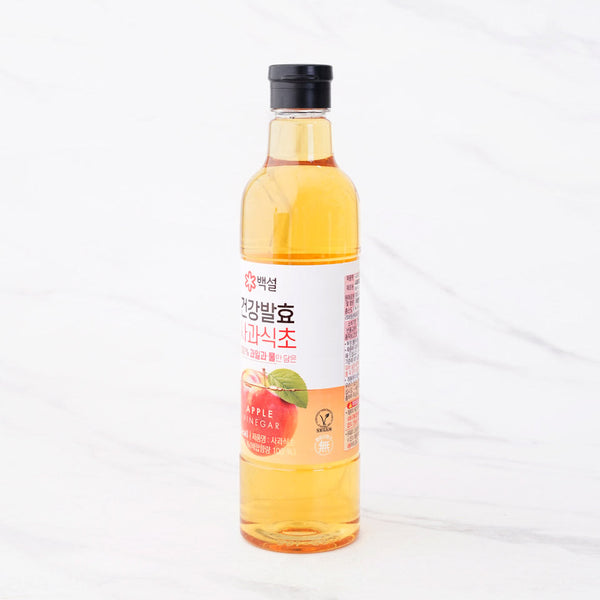 APPLE VINEGAR 800ML(E)백설/자연발효 사과식초 800ML/상온)