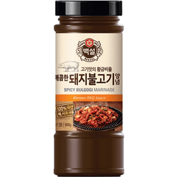 SM-PORK BULGOGI SAUCE (SPICY) 500GM 백설 돼지불고기양념