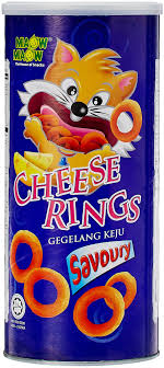 Miaow Miaow Cheese Flv Rings 125gm
