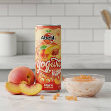 Abest Yogurt Boba Peach Juice 320ml