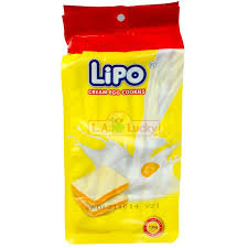 Lipo Cream Egg Cookies 135g