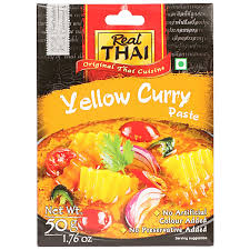 REAL THAI YELLOW CURRY PASTE 50 GM