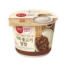 Sm-BULGOGI RICE BOWL 258gm(E)햇반/컵반직화불고기덮밥258G(24입)/상온)