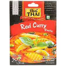REAL THAI RED CURRY PASTE 50 GM