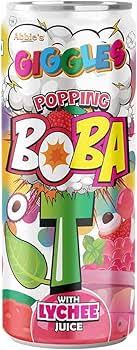 Abbie's Giggles Popping Boba with Lychee 320ml