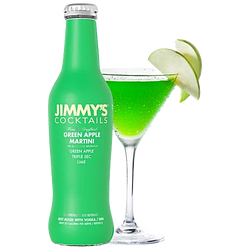 JIMMYS COCKTAILS GREEN APPLE MARTINI 250 ML