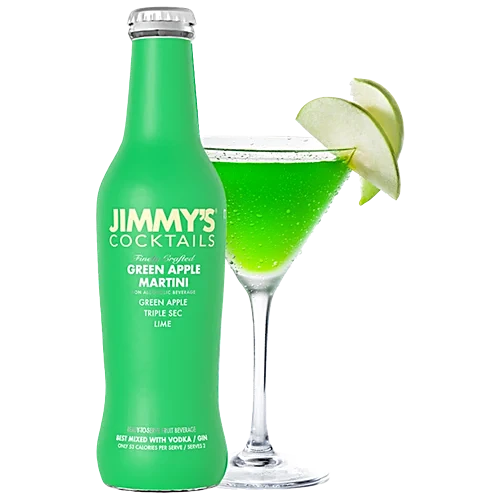 JIMMYS COCKTAILS GREEN APPLE MARTINI 250 ML