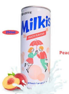 LOTTE MILKIS PEACH 250ML