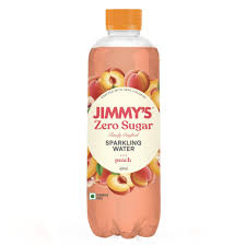 JIMMYS ZERO SUGAR SPARKLING WATER PEACH 600 ML