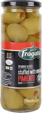 FRAGATA OLIVES  STUFFED WITH MINCED PIMIENTO 450GM