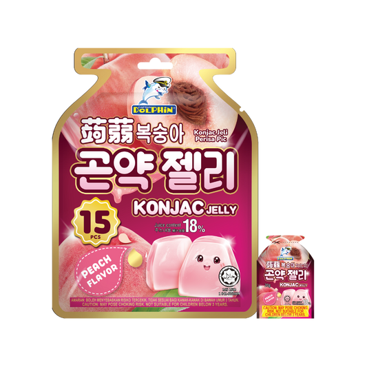 Dolphin Konjao Jelly Peach 20g